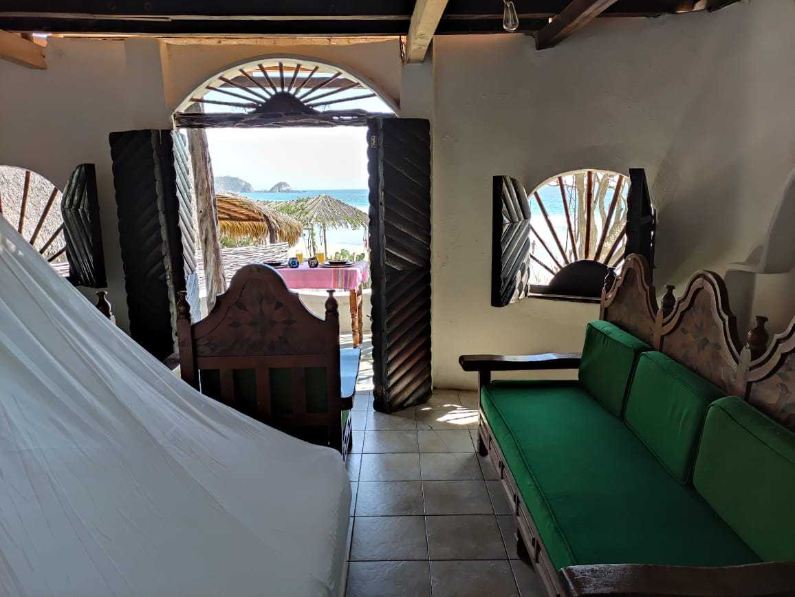 Inside Beach House at Shambhala Visión