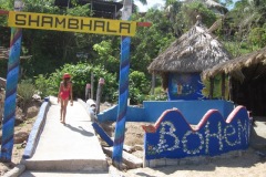 Shambhala Entry Sign from Zipolite Beach